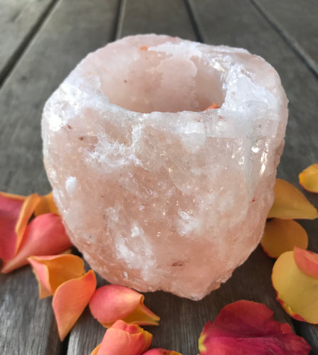 Natural Himalayan Sea Salt Candle Holder